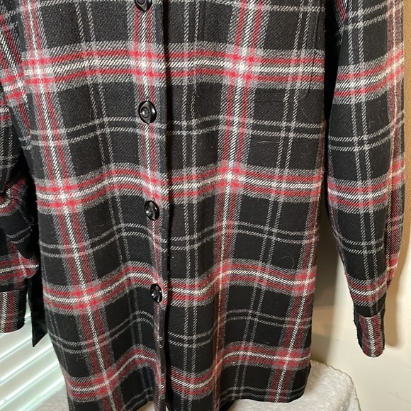 AVENUE Wool Lined Flannel Long Sleeve Size 14/16 - Picture 3 of 10